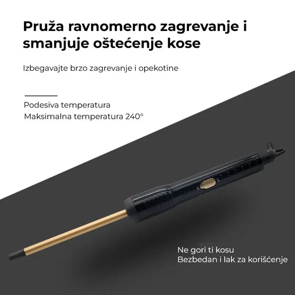 Figaro za afro lokne 10mm – Rozia | Precizne i dugotrajne kovrdže